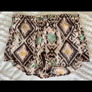 Rory Beca Silk Shorts Small